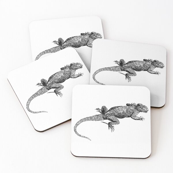 Item preview, Lizard Silhouette Dragon Gecko designed and sold by LionessLove.