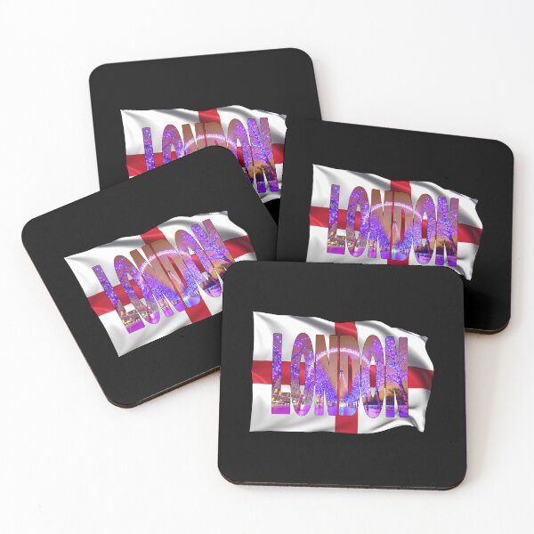 Item preview, LONDON - London Eye Christmas Lights & Flag designed and sold by Adam Gormley.
