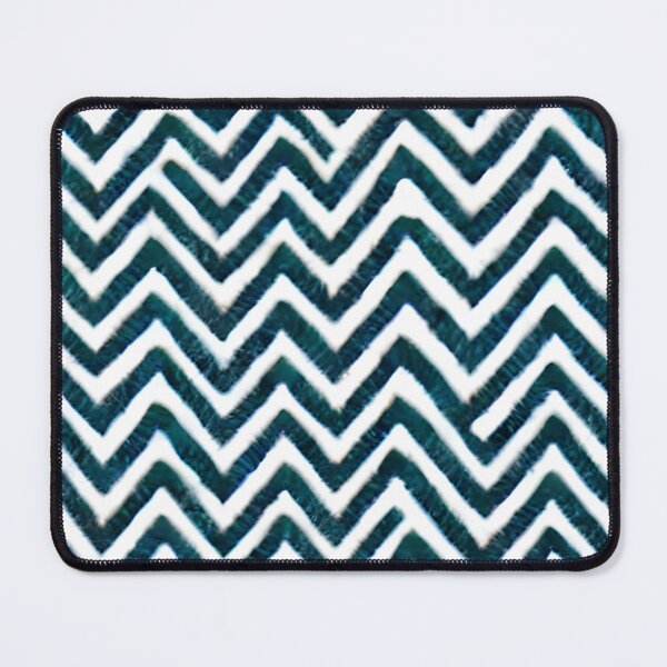 Item preview, Zig Zag Zig Zag, Dark Blue and White - Seamless Pattern designed and sold by Chubuter.