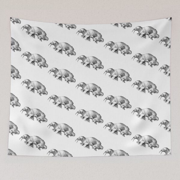 Item preview, WALRUS Art Print Sketch designed and sold by LionessLove.