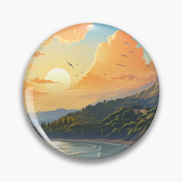 Item preview, Stinson Beach Travel Poster designed and sold by Keeton Martin.