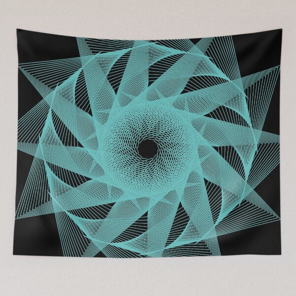 Item preview, Circles On Circle-3 [10694-3-CYAN-BB] designed and sold by LottMultimedia.