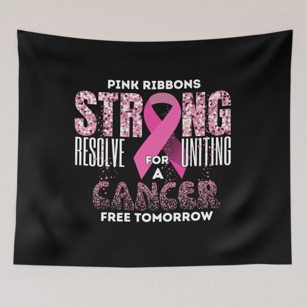 Item preview, Pink Ribbons, Strong Resolve: Uniting for a Cancer-Free Tomorrow designed and sold by CasmariaOnlineShop -.
