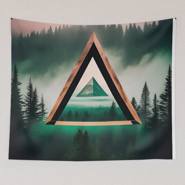 Item preview, The Mystic Triangle: A Portal to Another World designed and sold by Alihassan-Art.