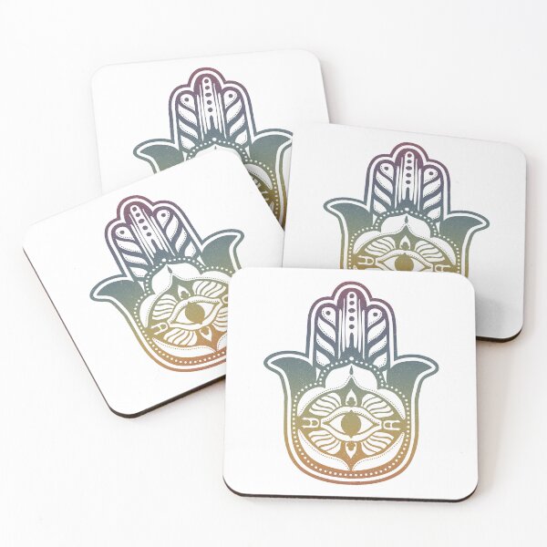 Item preview, Hamsa Lava - Snow + Rainbow Sunset designed and sold by Irene Estelle.