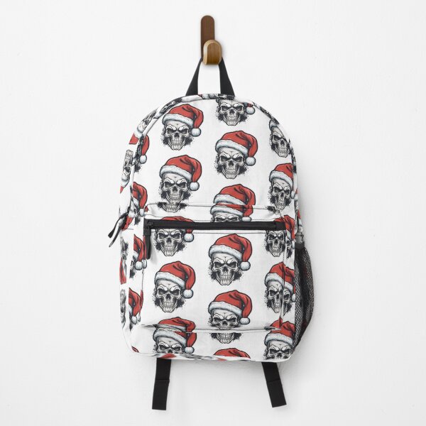 Item preview, Smilling Skull with santa hat designed and sold by SAKADesignArt.