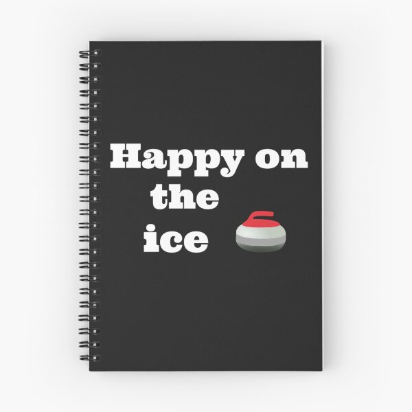 Item preview, Happy on the Ice Curling Rock designed and sold by VJKTees.