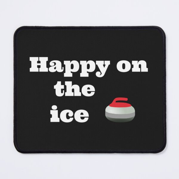 Item preview, Happy on the Ice Curling Rock designed and sold by VJKTees.