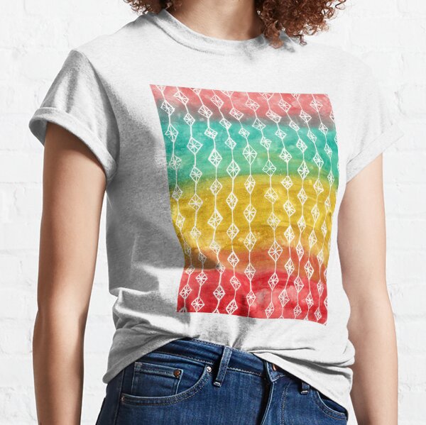 Mid Century Modern Diamond Pattern Classic T-Shirt