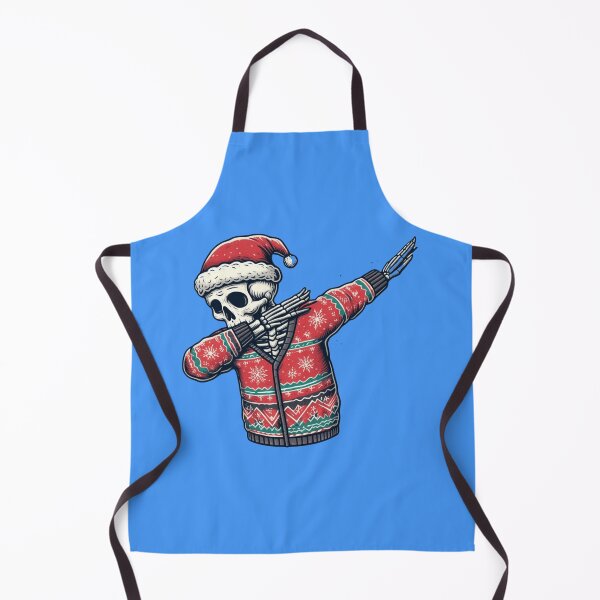 Item preview, Dabbing Skeleton with Santa Hat designed and sold by HeadTurningArt.