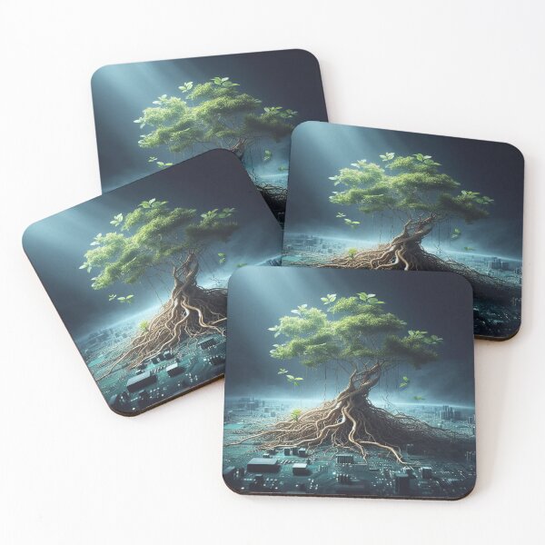 Item preview, RootRevolt - Tree Tech-Nature Fusion designed and sold by WorkingsHandsBD.
