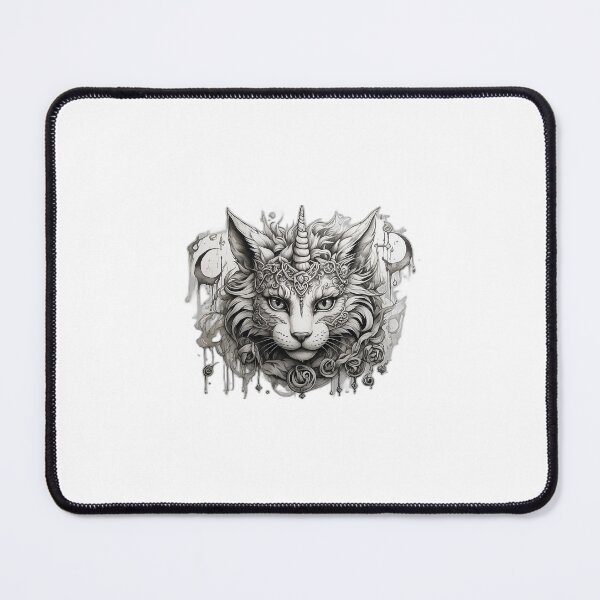 Item preview, unicorn cat designed and sold by ArtTechSphere.