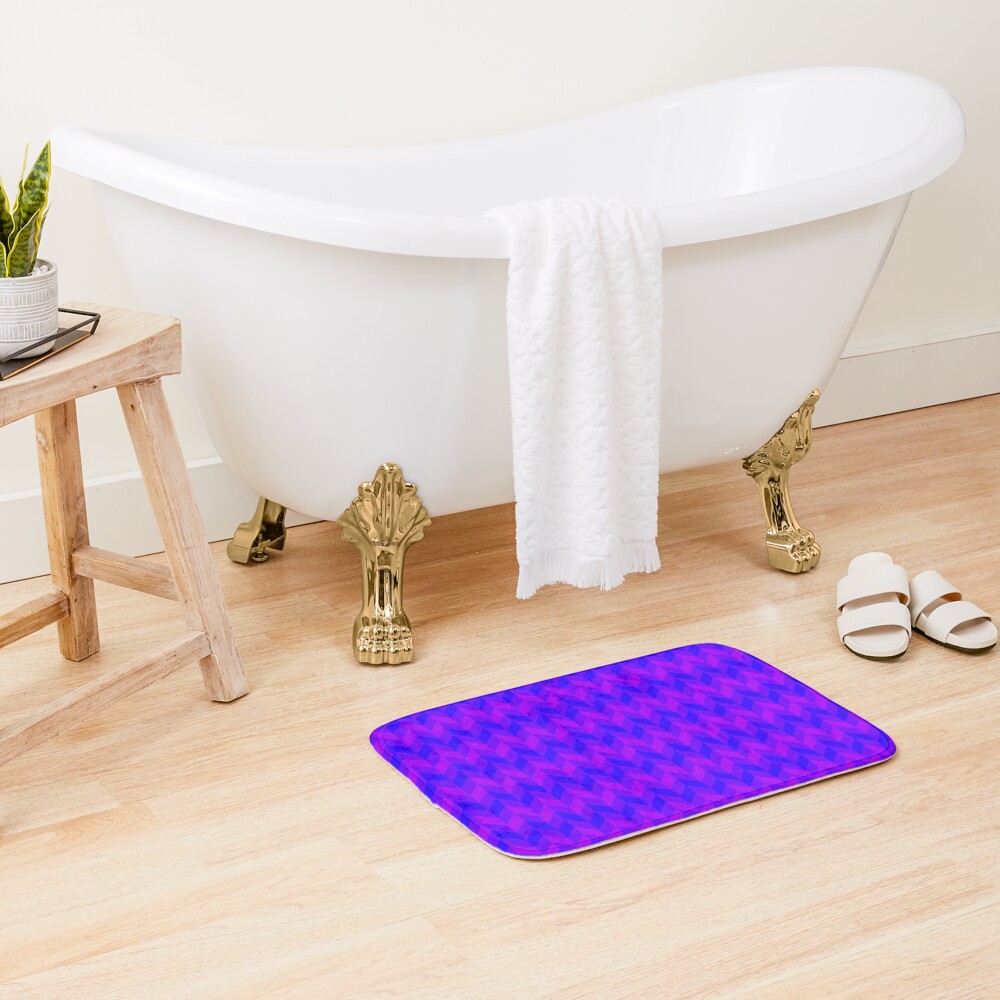 Item preview, Bath Mat designed and sold by ColorfulPatt-n.