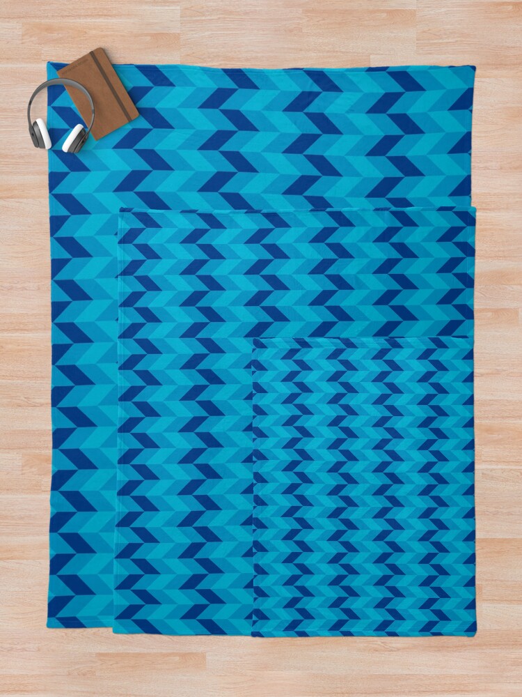 Thumbnail 5 of 6, Throw Blanket, Geometric forms designed and sold by ColorfulPatt-n.