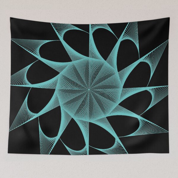 Item preview, Circles On Circle-3 [10741-3-CYAN-BB] designed and sold by LottMultimedia.