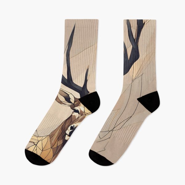 Item preview, The Geometric Stag: A Modern Interpretation of Nature and Art designed and sold by Alihassan-Art.