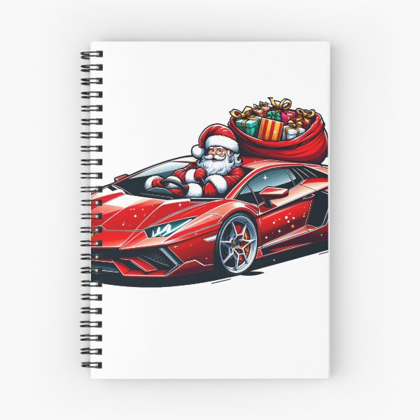 Item preview, Santa's Speedy Sleigh: Red Lamborghini Loaded with Christmas Joy designed and sold by AIARTIST1.