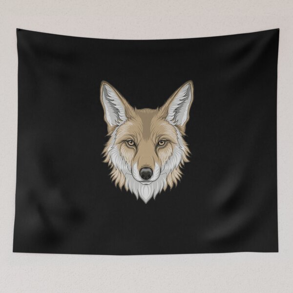 Item preview, Coyote face vector designed and sold by panchiTWO.