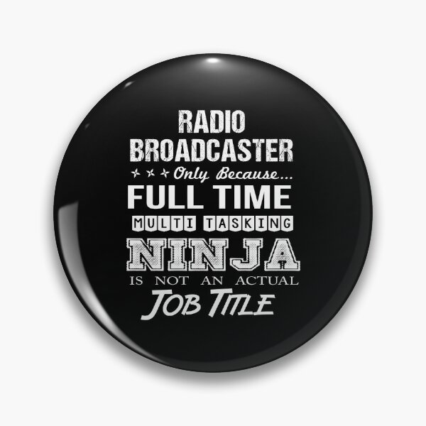 Item preview, Radio Broadcaster - Multitasking Ninja designed and sold by analisanta.