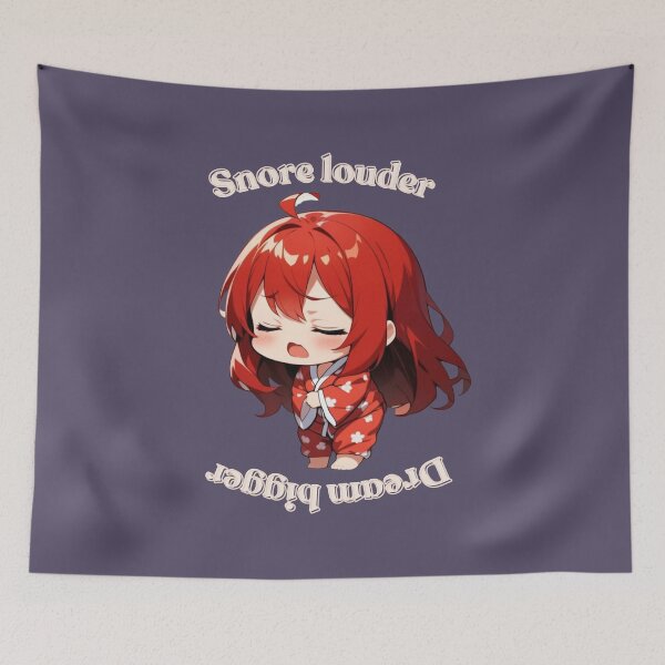 Item preview, Dream Big, Snore Louder: Cute Chibi designed and sold by Anime-Community.
