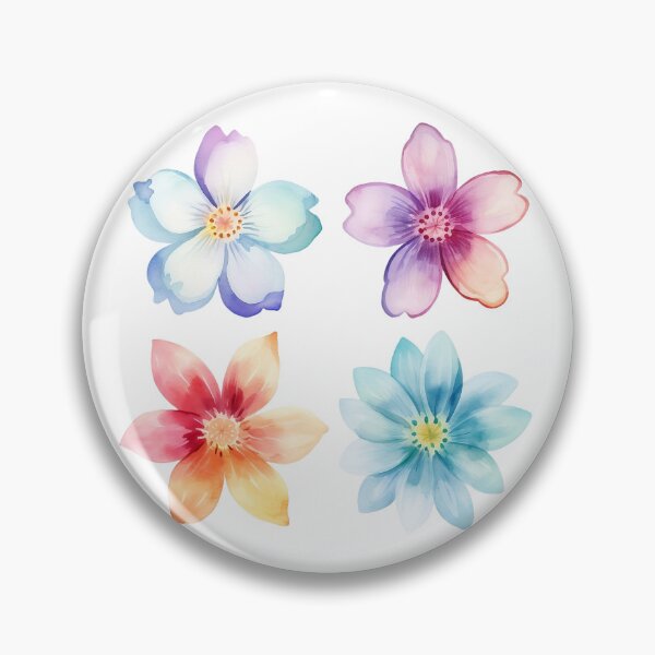 Item preview, Four beautiful watercolor flowers designed and sold by The-Art-of-D.