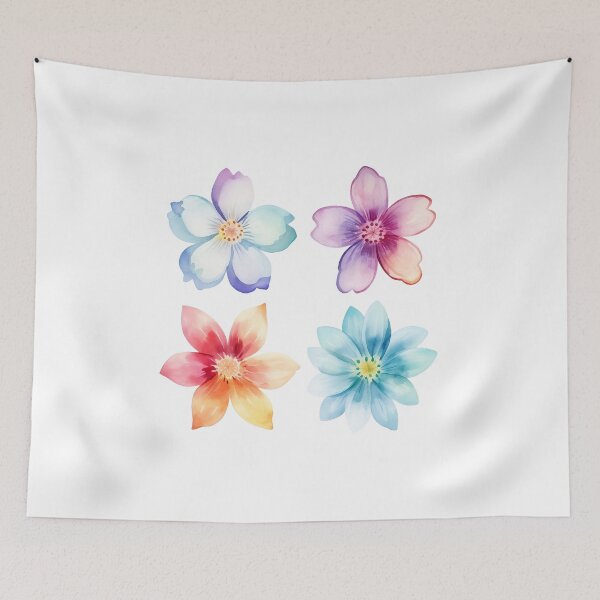 Item preview, Four beautiful watercolor flowers designed and sold by The-Art-of-D.