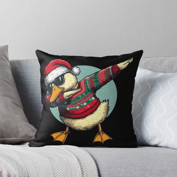 Item preview, Pato dabbing con gorro de Papá Noel designed and sold by HeadTurningArt.