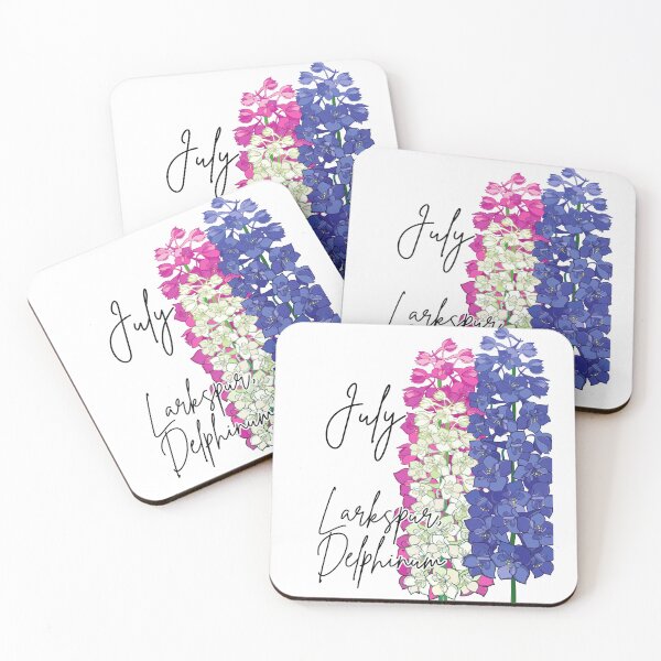 Item preview, July larkspur delphinium designed and sold by TxTaurus110.