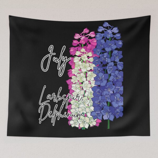 Item preview, July larkspur delphinium designed and sold by TxTaurus110.