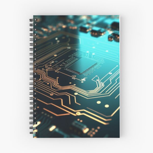 Item preview, Teal and Gold CPU Circuit Board Mousepad - Machine Aesthetics - computer nerd designed and sold by MedusaAiArt.