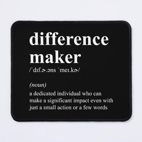 Item preview, Difference Maker Definition Appreciation Gift designed and sold by JustCreativity.