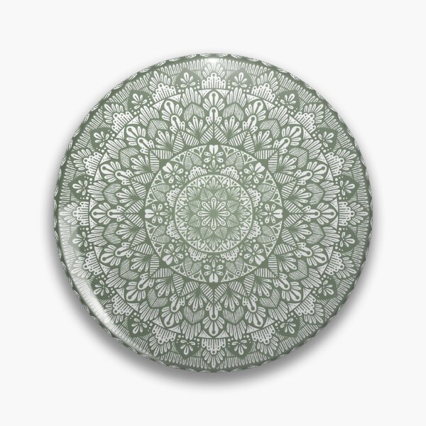 Item preview, Green Mandala Zentangle Boho Design designed and sold by mandalasbymisa.