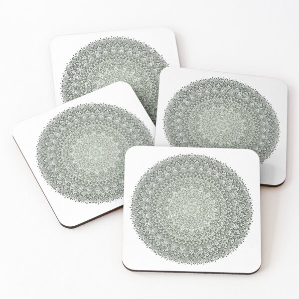 Item preview, Green Mandala Zentangle Boho Design designed and sold by mandalasbymisa.