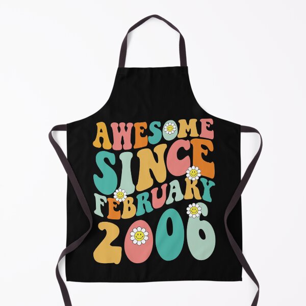 Item preview, Awesome Since February 2006 | Made In 2006 | Retro Groovy Birthday designed and sold by Christina-grich.