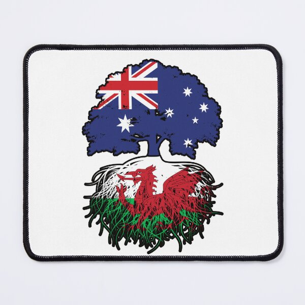 Item preview, Wales Welsh Australian Australia Tree Roots Flag designed and sold by FlagX.