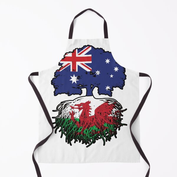 Item preview, Wales Welsh Australian Australia Tree Roots Flag designed and sold by FlagX.