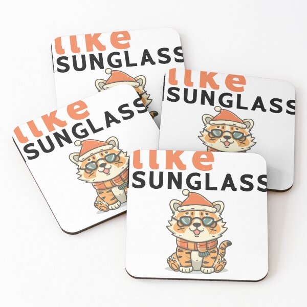 Item preview, Tiger wearing sunglasses designed and sold by minimalizy.