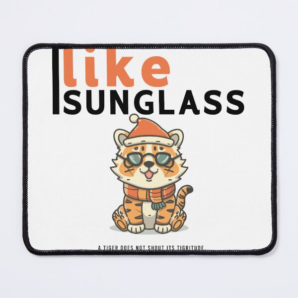 Item preview, Tiger wearing sunglasses designed and sold by minimalizy.