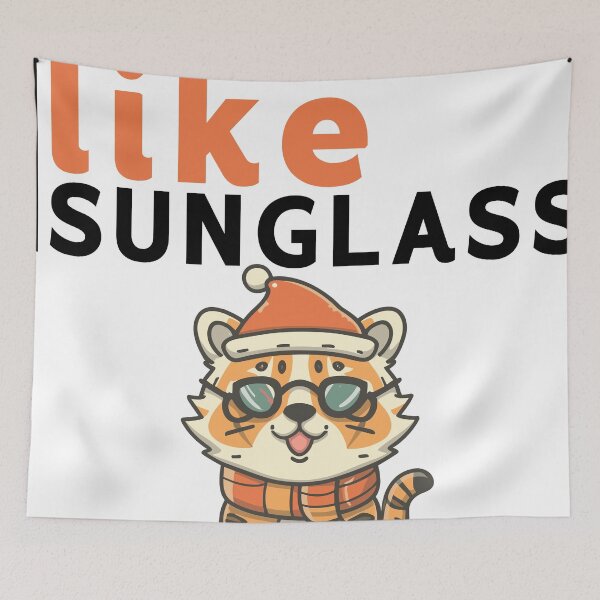 Item preview, Tiger wearing sunglasses designed and sold by minimalizy.
