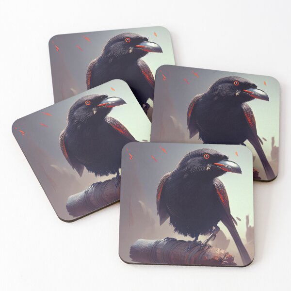 Item preview, Crow on a broken Didgeridoo, Australia designed and sold by FFidalgo.