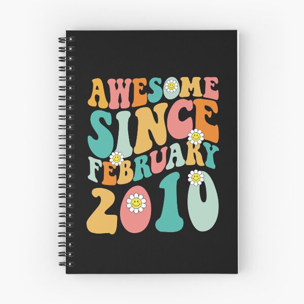 Item preview, Awesome Since February 2010 | Made In 2010 | Retro Groovy Birthday designed and sold by Christina-grich.