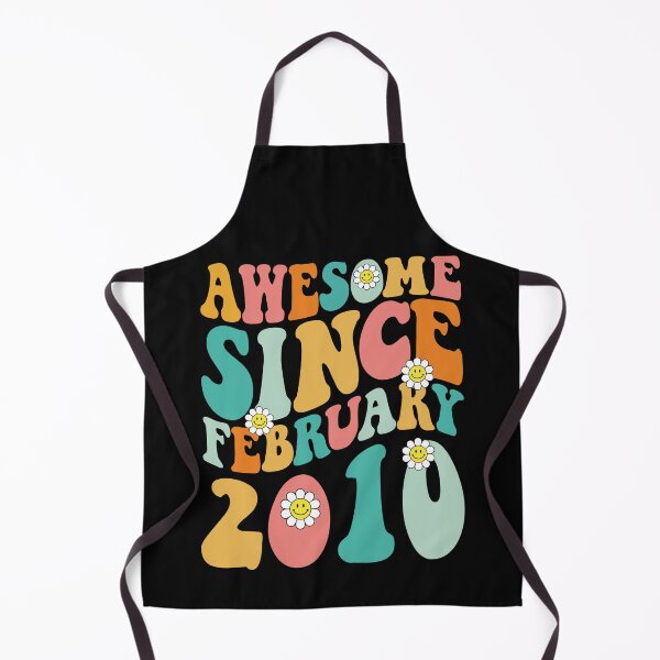 Item preview, Awesome Since February 2010 | Made In 2010 | Retro Groovy Birthday designed and sold by Christina-grich.