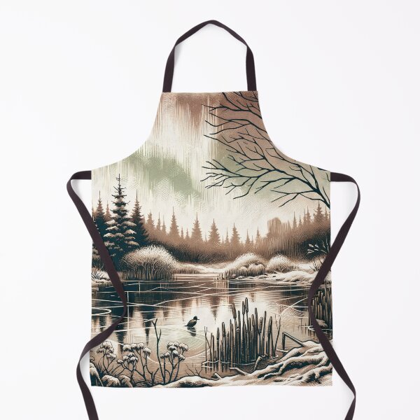 Item preview, Whispering Pines on Frosted Dawn designed and sold by PictorialWhimsy.