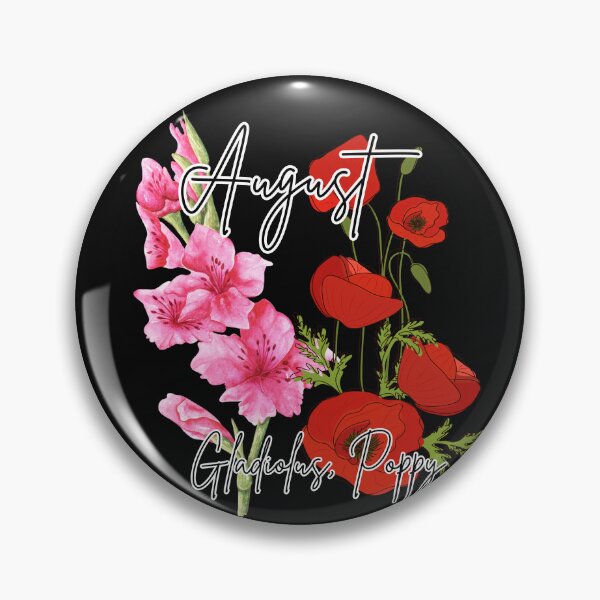 Item preview, August gladiolus poppy designed and sold by TxTaurus110.