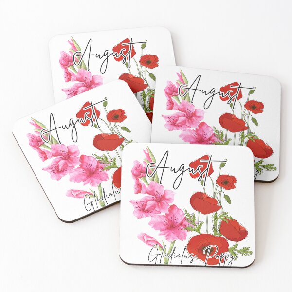 Item preview, August gladiolus poppy designed and sold by TxTaurus110.