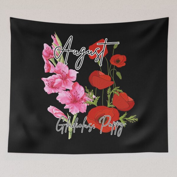Item preview, August gladiolus poppy designed and sold by TxTaurus110.