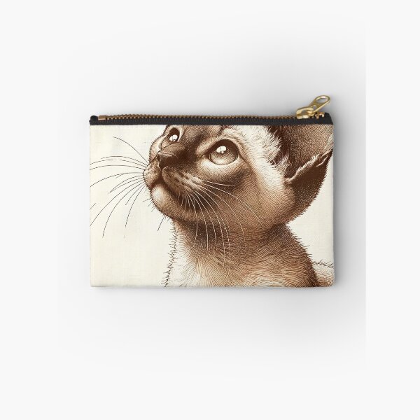 Item preview, Golden Whiskers of Inquisitive Kitten designed and sold by PictorialWhimsy.