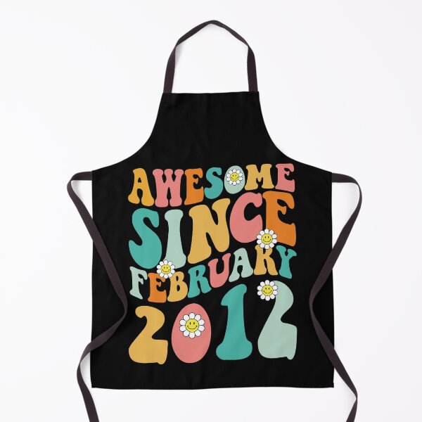 Item preview, Awesome Since February 2012 | Made In 2012 | Retro Groovy Birthday designed and sold by Christina-grich.