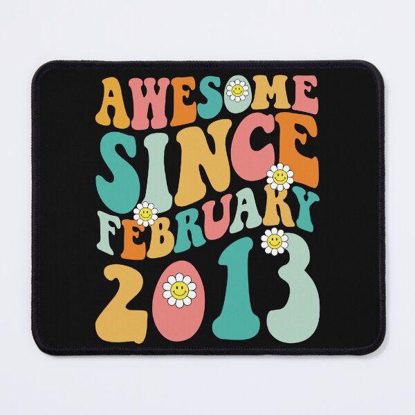 Item preview, Awesome Since February 2013 | Made In 2013 | Retro Groovy Birthday designed and sold by Christina-grich.