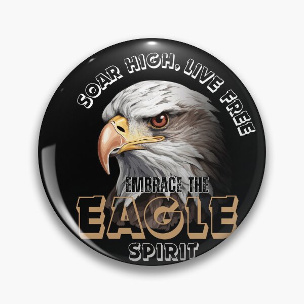 Item preview, Soar High, Live Free: Embrace the Eagle Spirit designed and sold by CasmariaOnlineShop -.